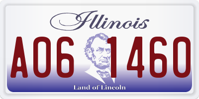 IL license plate A061460