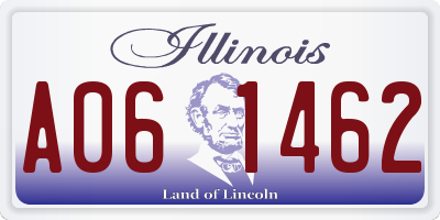 IL license plate A061462