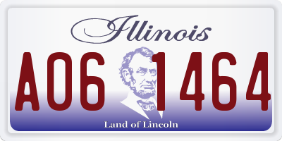 IL license plate A061464
