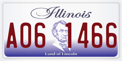 IL license plate A061466