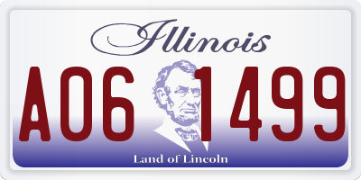 IL license plate A061499