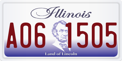 IL license plate A061505
