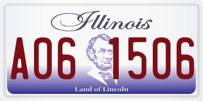IL license plate A061506