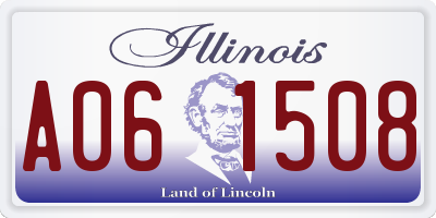 IL license plate A061508