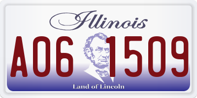 IL license plate A061509