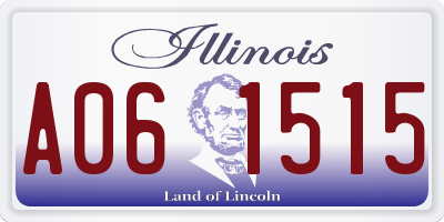 IL license plate A061515