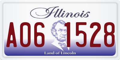 IL license plate A061528
