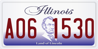 IL license plate A061530