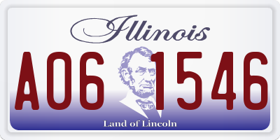 IL license plate A061546