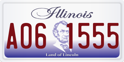 IL license plate A061555
