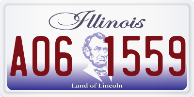 IL license plate A061559