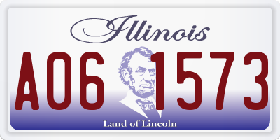 IL license plate A061573