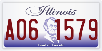 IL license plate A061579