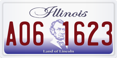 IL license plate A061623