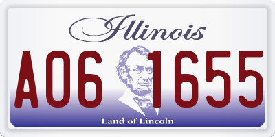 IL license plate A061655