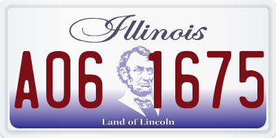 IL license plate A061675