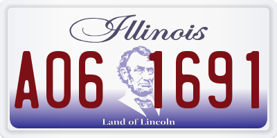 IL license plate A061691