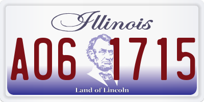 IL license plate A061715