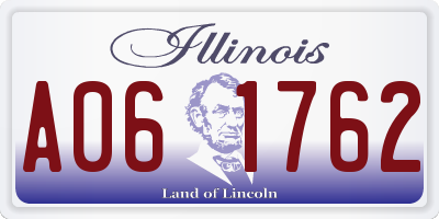 IL license plate A061762