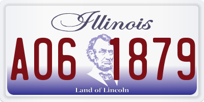 IL license plate A061879