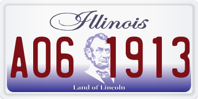 IL license plate A061913