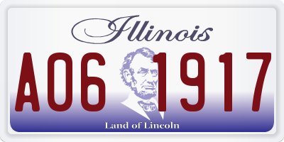 IL license plate A061917