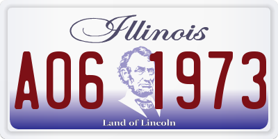 IL license plate A061973