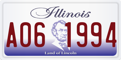 IL license plate A061994