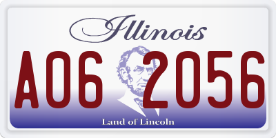 IL license plate A062056