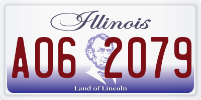 IL license plate A062079