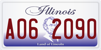 IL license plate A062090