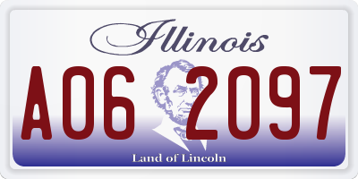 IL license plate A062097