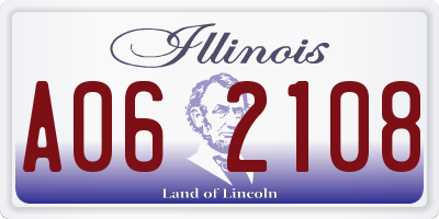 IL license plate A062108