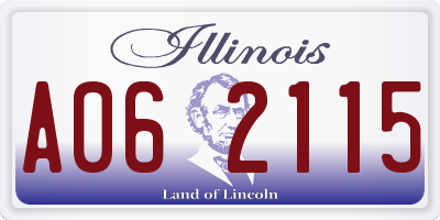 IL license plate A062115