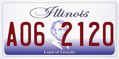 IL license plate A062120