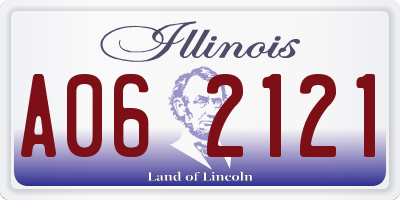 IL license plate A062121