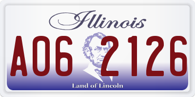 IL license plate A062126