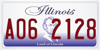IL license plate A062128