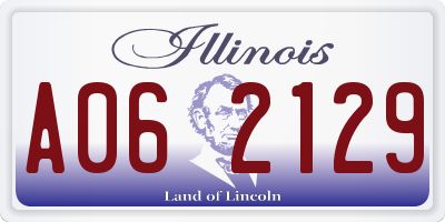 IL license plate A062129