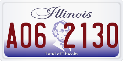 IL license plate A062130
