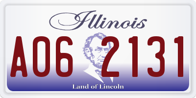 IL license plate A062131