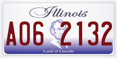 IL license plate A062132