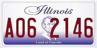 IL license plate A062146