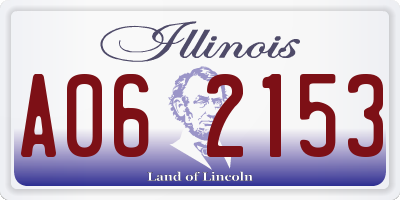 IL license plate A062153