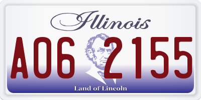 IL license plate A062155