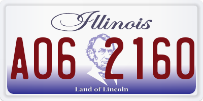 IL license plate A062160
