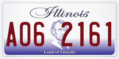 IL license plate A062161