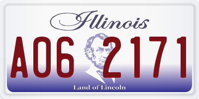 IL license plate A062171