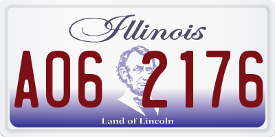 IL license plate A062176