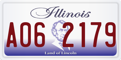 IL license plate A062179